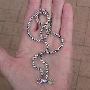 Current Item - David Yurman 3.6 mm 16 inch Box Chain - DY 14K Tag